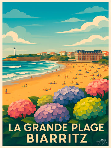 BIARRITZ ET SA GRANDE PLAGE