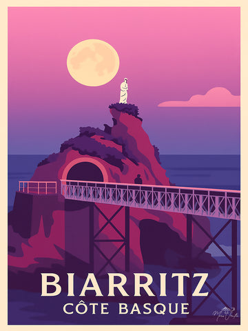 LA LUNE SUR LA VIERGE